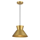 Lumière Meridian M7049NB One Suspension en laiton naturel