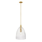Lumière Meridian M7052NB One Suspension en laiton naturel