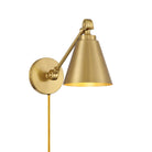 Meridian M90108NB One Light Wall Sconce (Set of 2) in Natural Brass