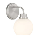 Lumière Meridian M90112BN Une seule lampe Murale en nickel brossé