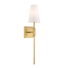 Lumière Meridian M90114NB Une seule lampe Murale en laiton naturel