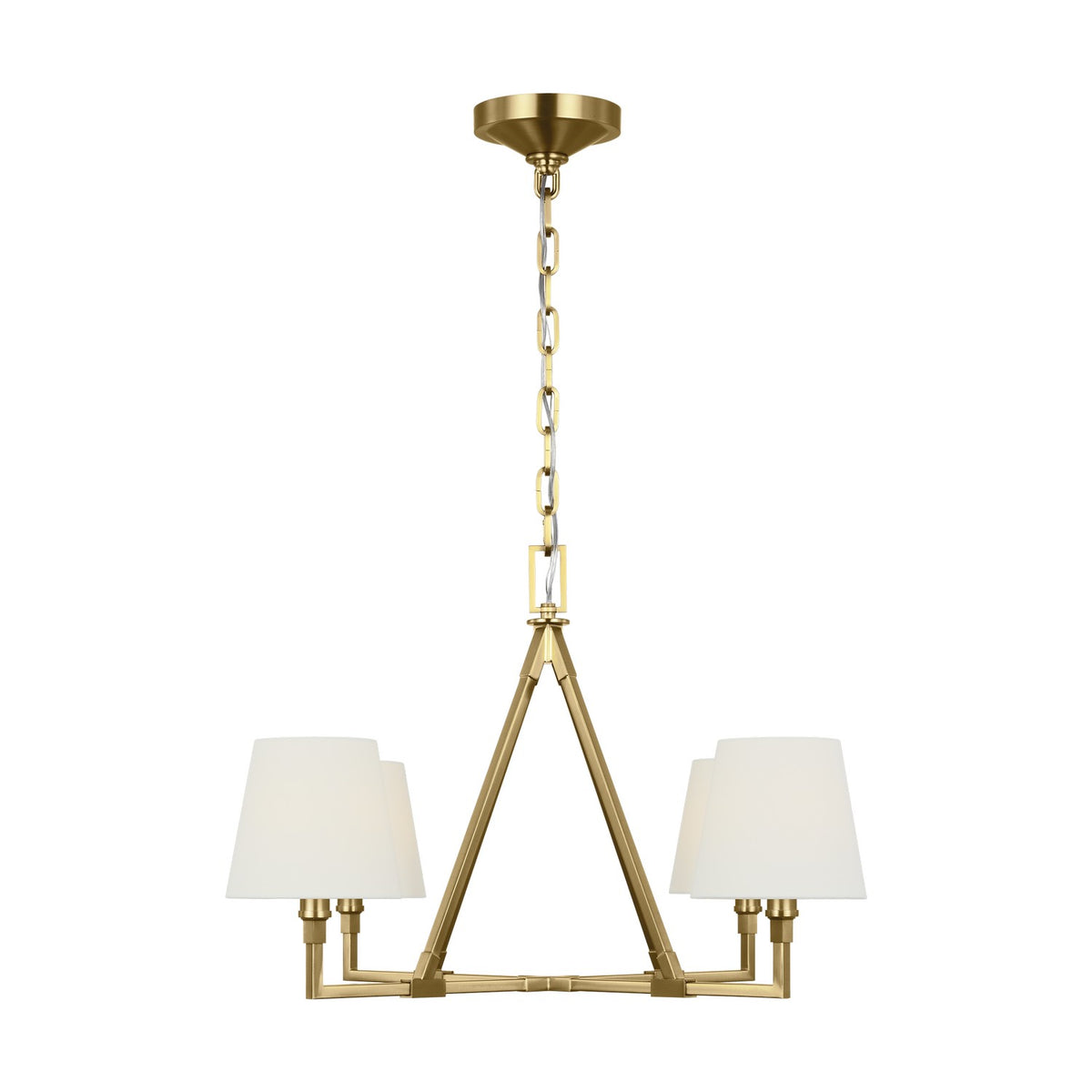 Visual Comfort Studio Canada - CC1744BBS - Four Light Chandelier - Perth - Burnished Brass