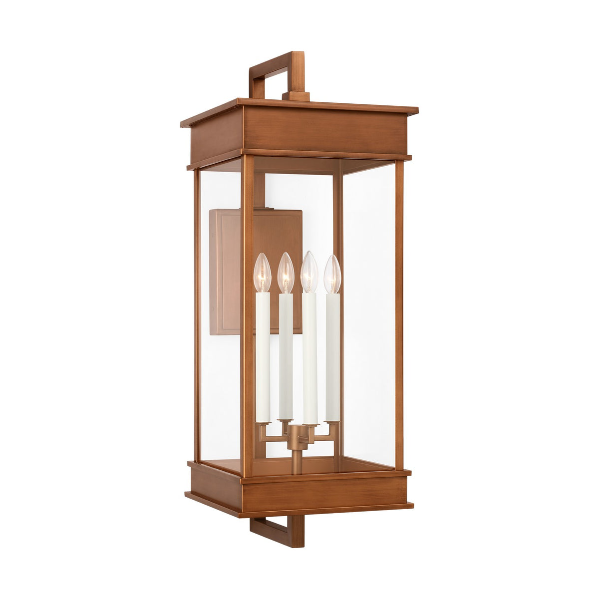Visual Comfort Studio Canada - CO1434NCP - Four Light Wall Lantern - Cupertino - Natural Copper