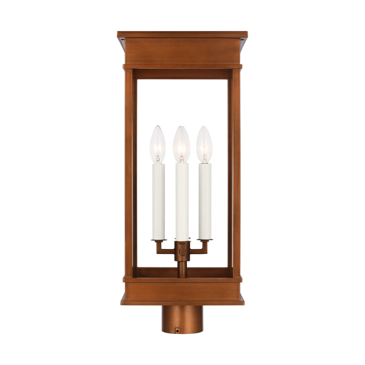 Visual Comfort Studio Canada - CO1524NCP - Four Light Post Lantern - Cupertino - Natural Copper