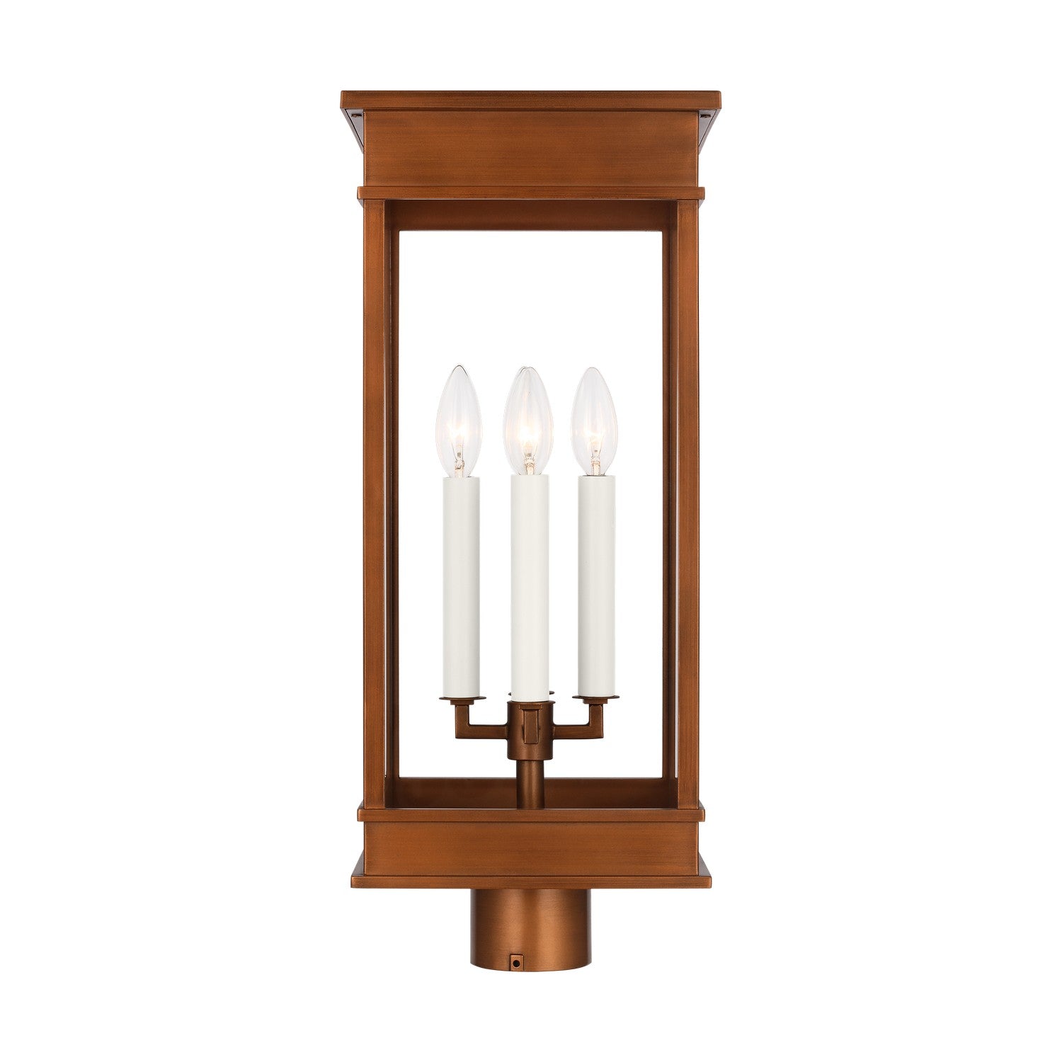 Visual Comfort Studio Canada - CO1524NCP - Four Light Post Lantern - Cupertino - Natural Copper