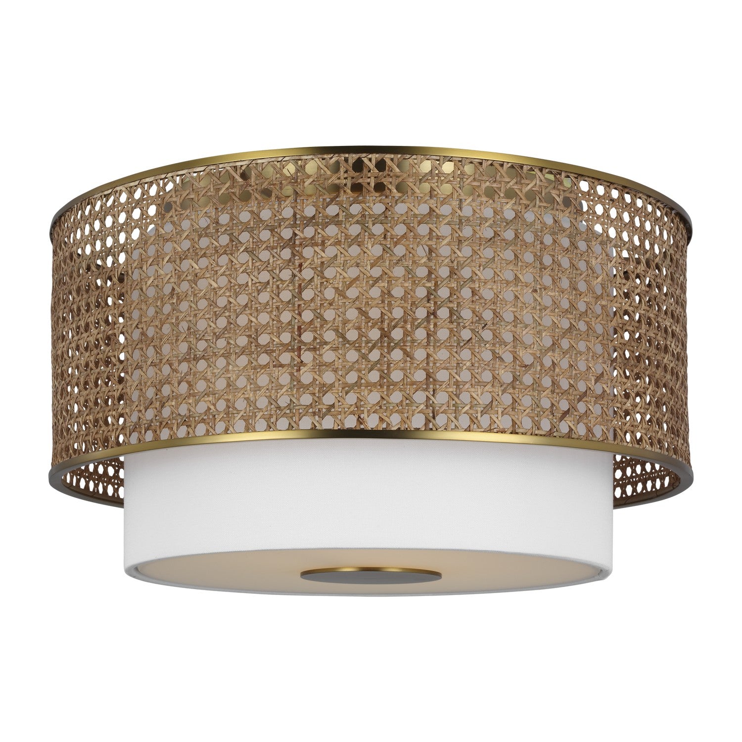Visual Comfort Studio Canada - KSF1043BBS - Three Light Flush Mount - Sawyer - Burnished Brass
