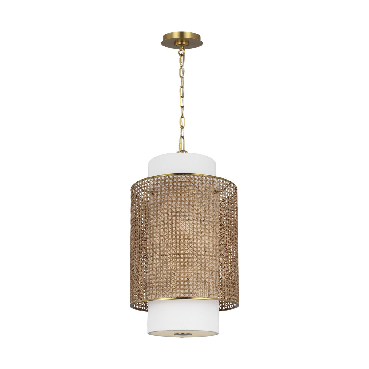 Visual Comfort Studio Canada - KSP1171BBSBRTN - One Light Pendant - Sawyer - Blonde Rattan