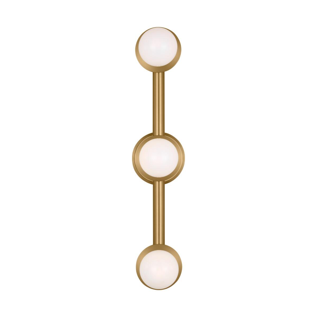 Visual Comfort Studio Canada - KWL1173BBS - Three Light Vanity - Nodes - Burnished Brass