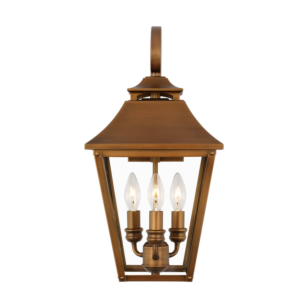 Visual Comfort Studio Canada - OL14403NCP - Three Light Wall Lantern - Galena - Natural Copper