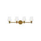 Visual Comfort Studio Canada - VS22104BBS - Four Light Vanity - Xavierre - Burnished Brass