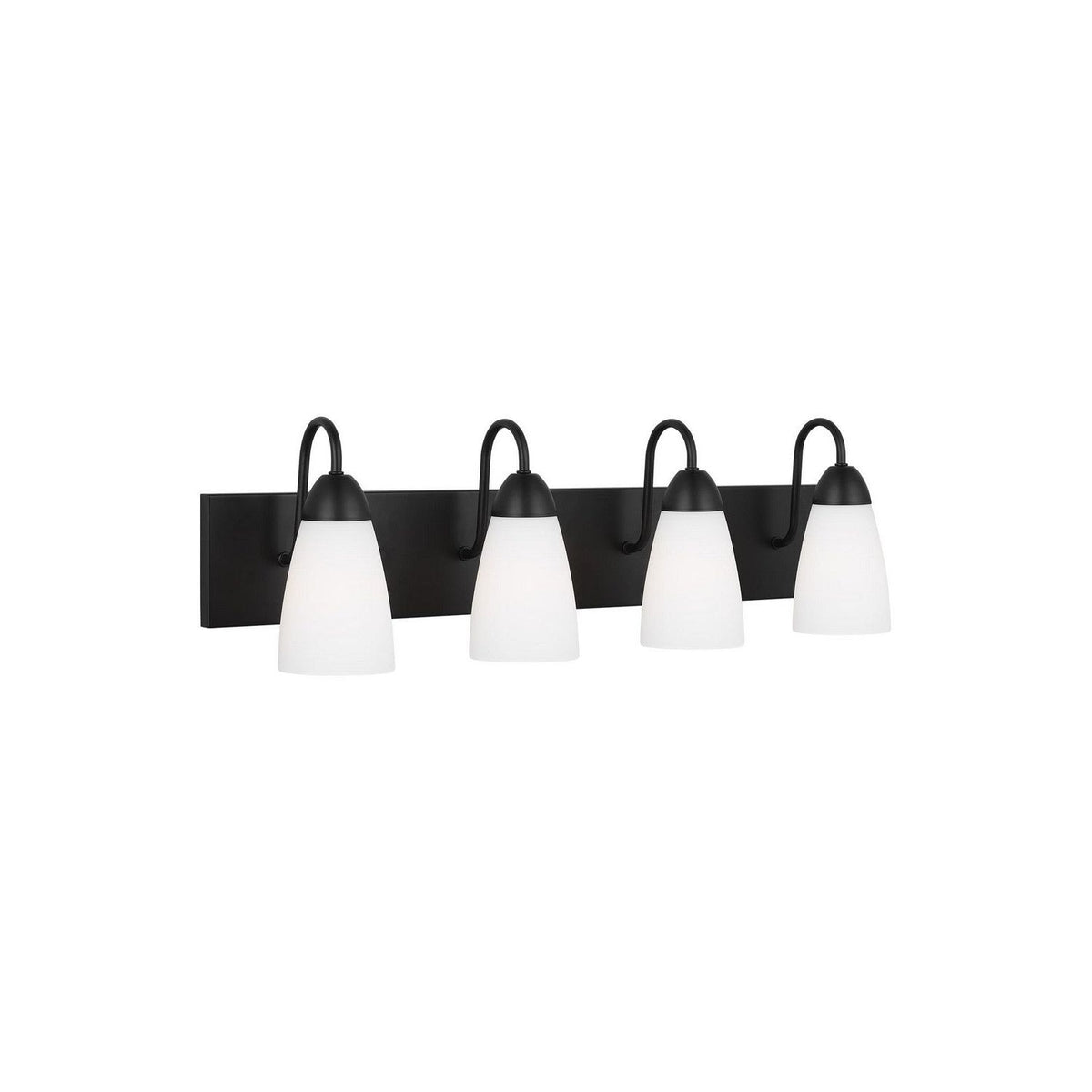 Generation Lighting Canada - 4420204EN3-112 - Four Light Wall / Bath - Seville - Midnight Black