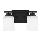 Generation Lighting Canada - 4420902-112 - Two Light Wall / Bath Sconce - Vinton - Midnight Black