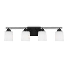 Generation Lighting Canada - 4420904EN3-112 - Four Light Wall / Bath Sconce - Vinton - Midnight Black