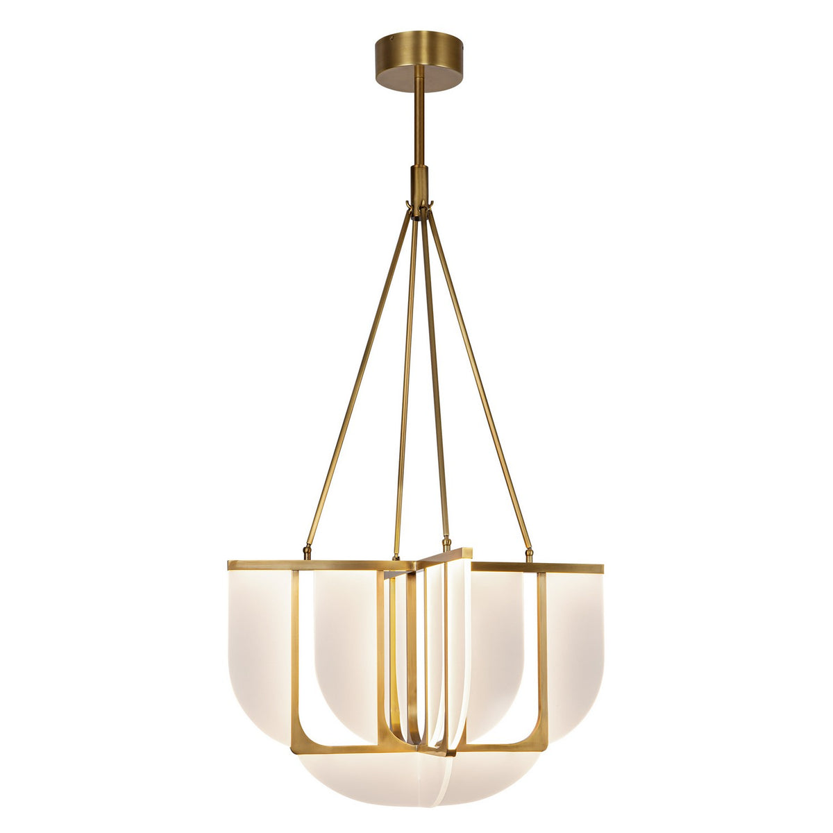 Alora Canada - CH336830VB-UNV - LED Chandelier - Anders - Vintage Brass