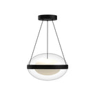 Kuzco Canada - PD76312-BK/OP-UNV - LED Pendant - Virgo - Black/Opal Glass