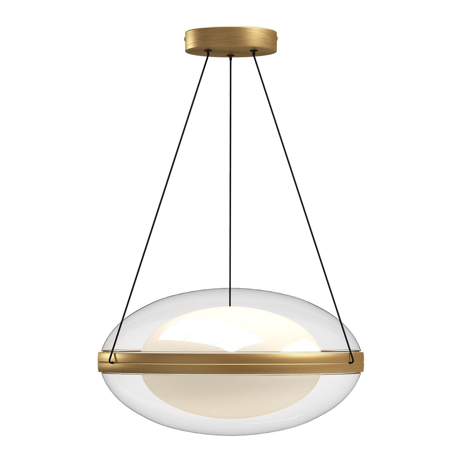 Kuzco Canada - PD76316-BG/OP-UNV - LED Pendant - Virgo - Brushed Gold/Opal Glass