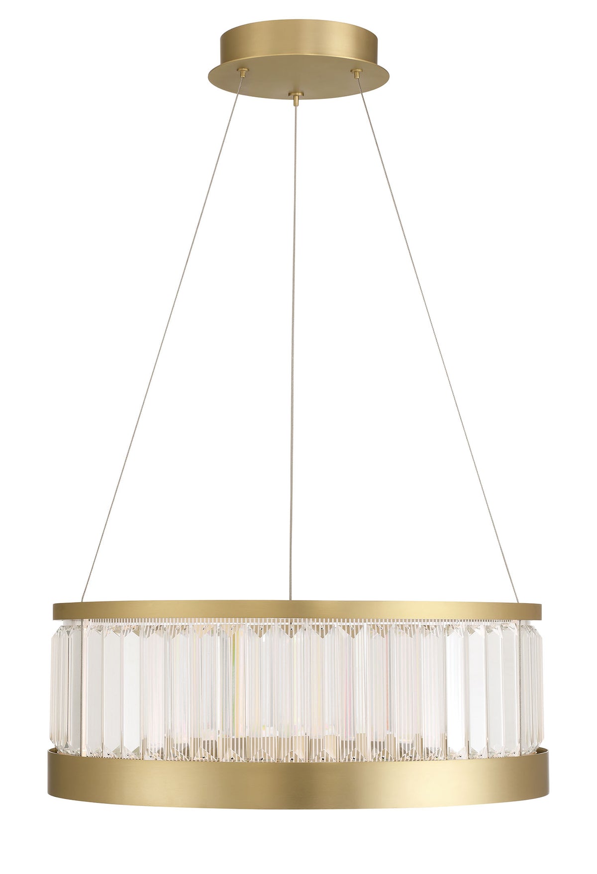 Eurofase 49353-013 Empra LED Crystal Pendant in Gold