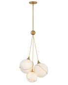Hinkley Canada - 30304HBR-CO - DEL Suspension - Skye - Heritage Brass