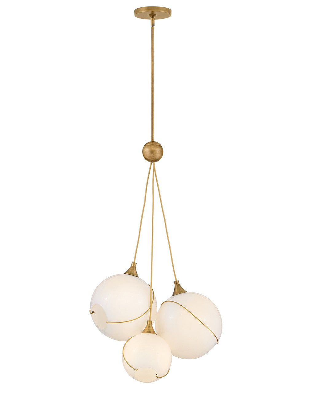 Hinkley Canada - 30304HBR-CO - DEL Suspension - Skye - Heritage Brass