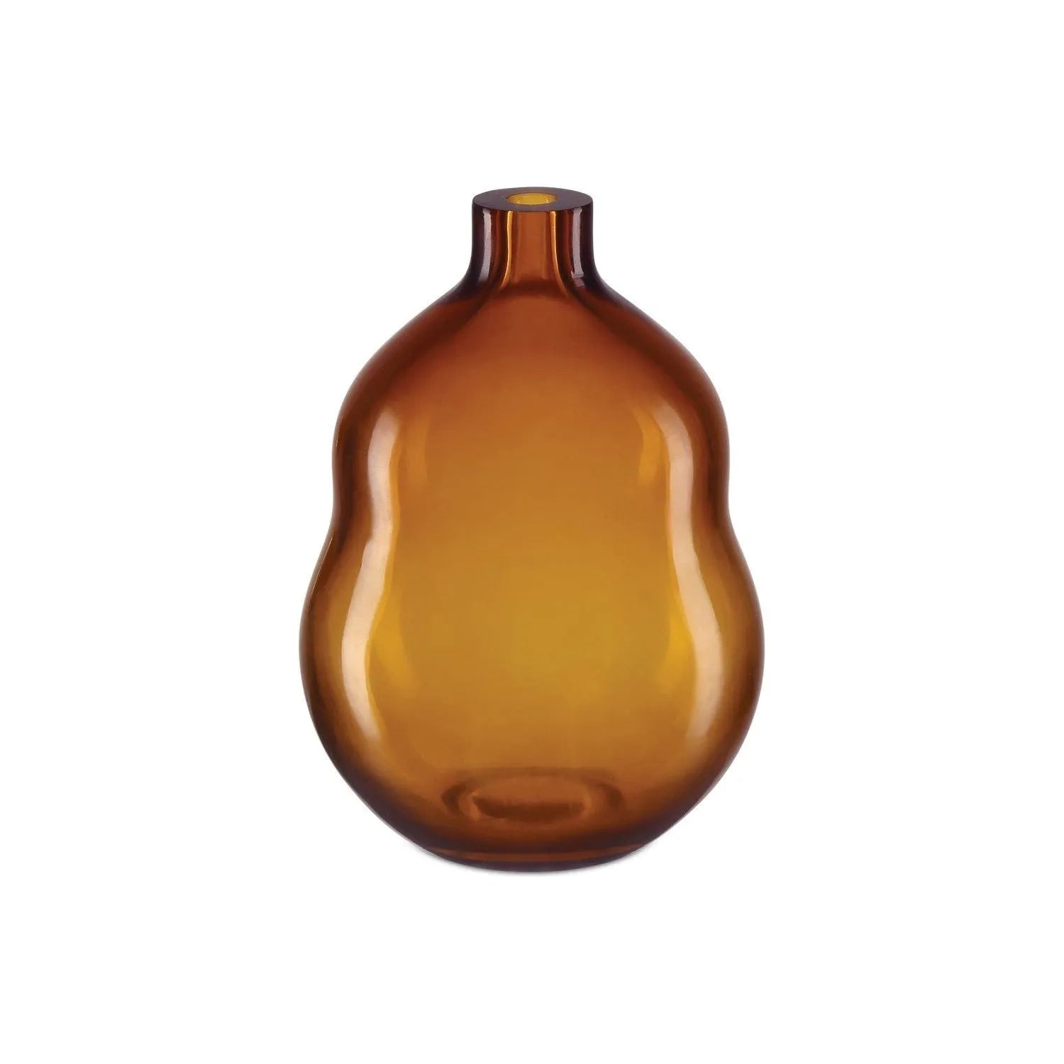 Currey and Company - 1200-0918 - Vase - Peking - Amber