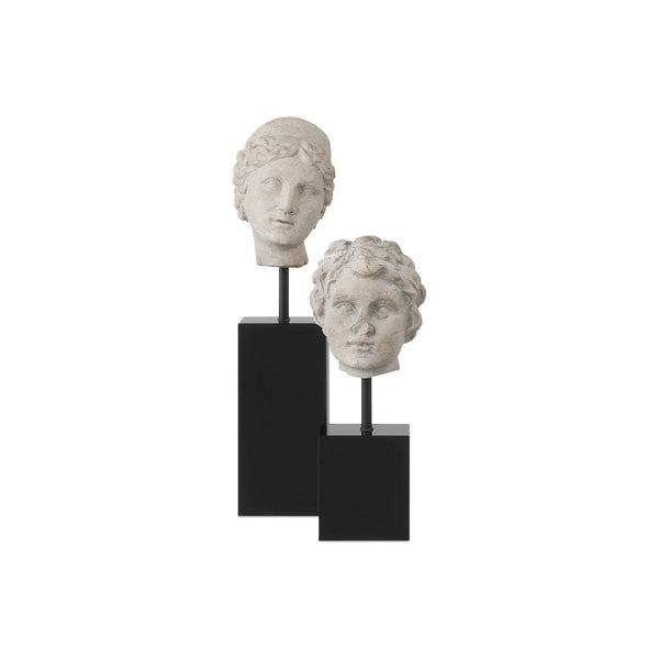 Venus Head on Stand Set of 2