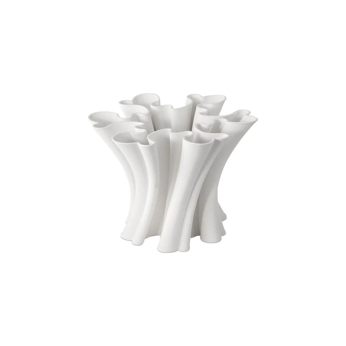 Currey and Company - 1200-0935 - Vase - Godet - White
