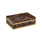 Currey and Company - 1200-0971 - Box - Casey - Natural / Brass / Black