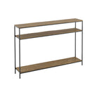 Currey and Company - 4000-0200 - Console Table - Lathi - Antique Brass / Black