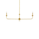 Currey and Company - 9000-1256 - Two Light Chandelier - Nottaway Collection - Contemporary Gold Leaf