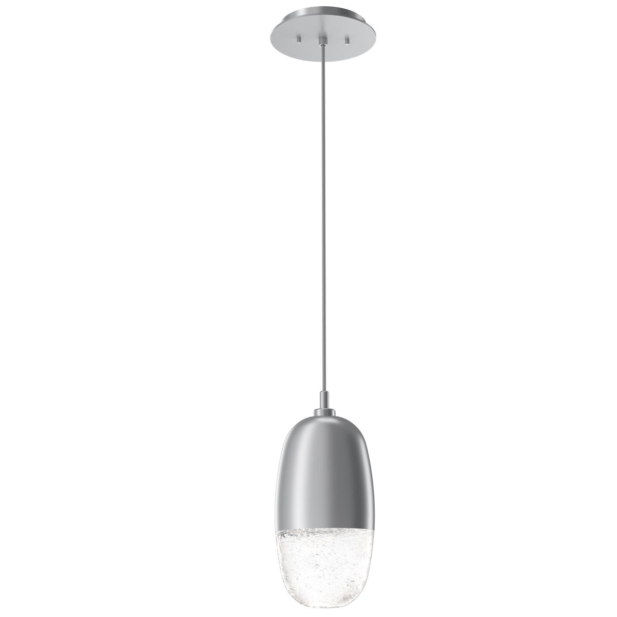 Hammerton Studio - LAB0079-01-CS-PC-C01-L3 - LED Pendant - Pebble - Classic Silver