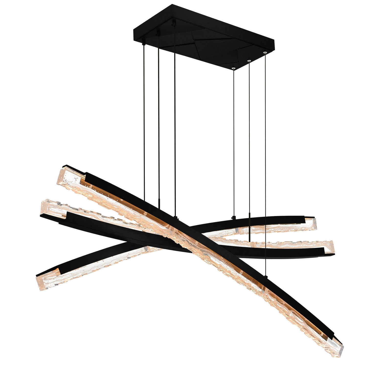 CWI Lighting Canada - 1710P50-3-101 - LED Chandelier - Saber - Black