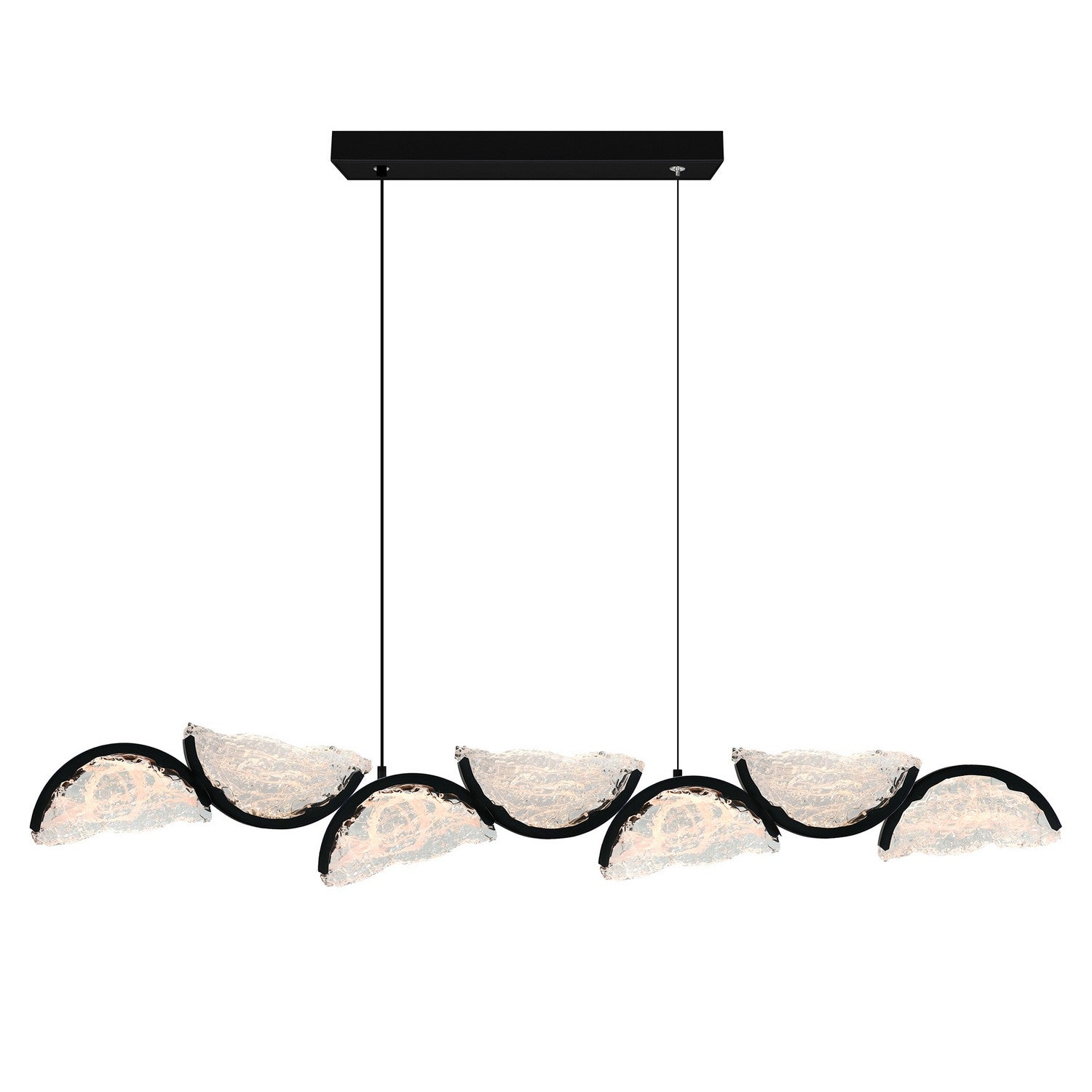 CWI Lighting Canada - 1715P54-7-101 - LED Chandelier - Moon - Black
