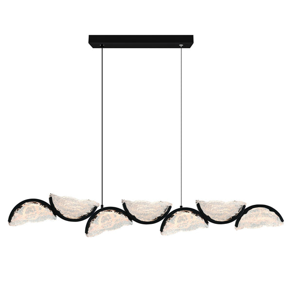 Moon LED Linear Chandelier