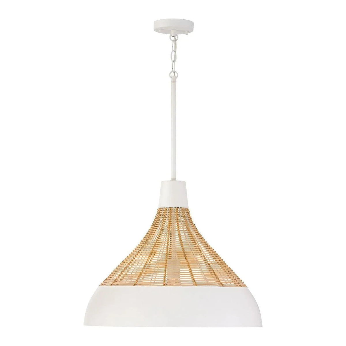 Capital Lighting - 353912WE - One Light Pendant - Kali - Matte White
