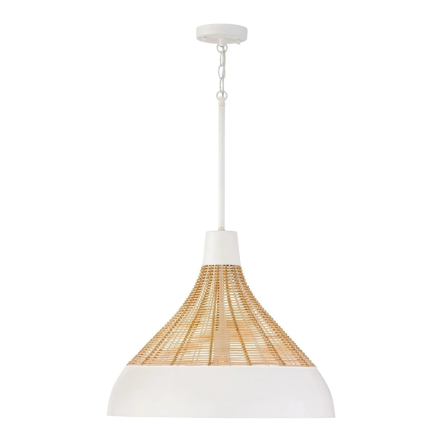 Capital Lighting - 353911WE - One Light Pendant - Kali - Matte White