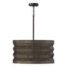 Capital Lighting - 354041EB - Four Light Pendant - Dunn - Espresso Stain and Black