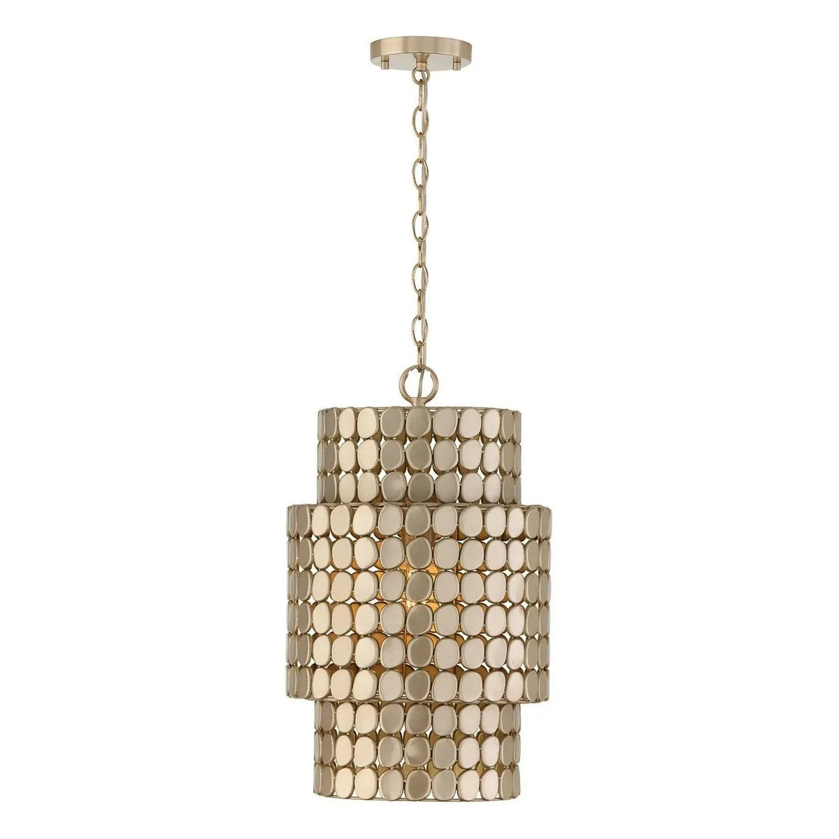 Capital Lighting - 354111HB - One Light Pendant - Eliana - Champagne Brass