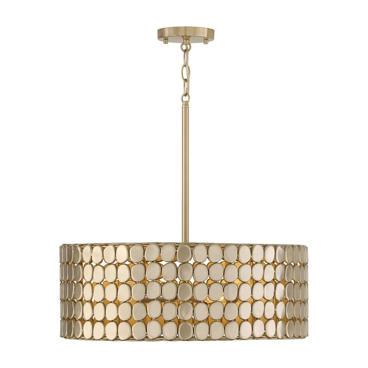 Capital Lighting - 354141HB - Four Light Pendant - Eliana - Champagne Brass
