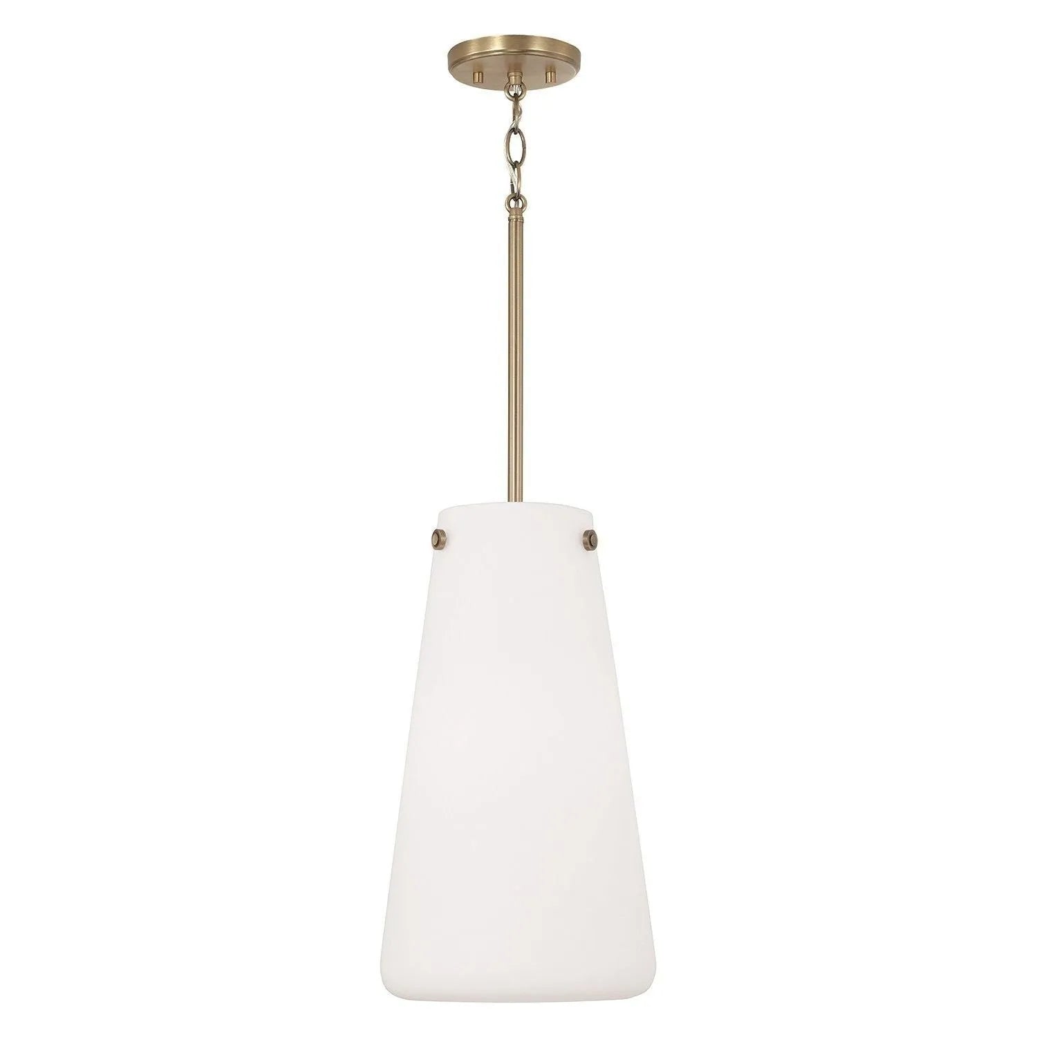 Capital Lighting - 355211AD - One Light Pendant - Averitt - Aged Brass