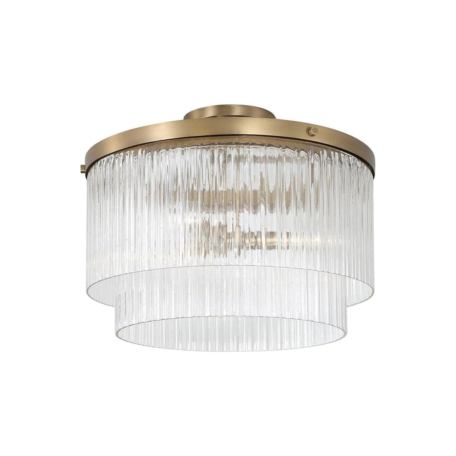 Capital Lighting - 356211AD - One Light Pendant - Vaughn - Aged Brass