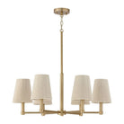 Capital Lighting - 454561MA - Six Light Chandelier - Mira - Matte Brass