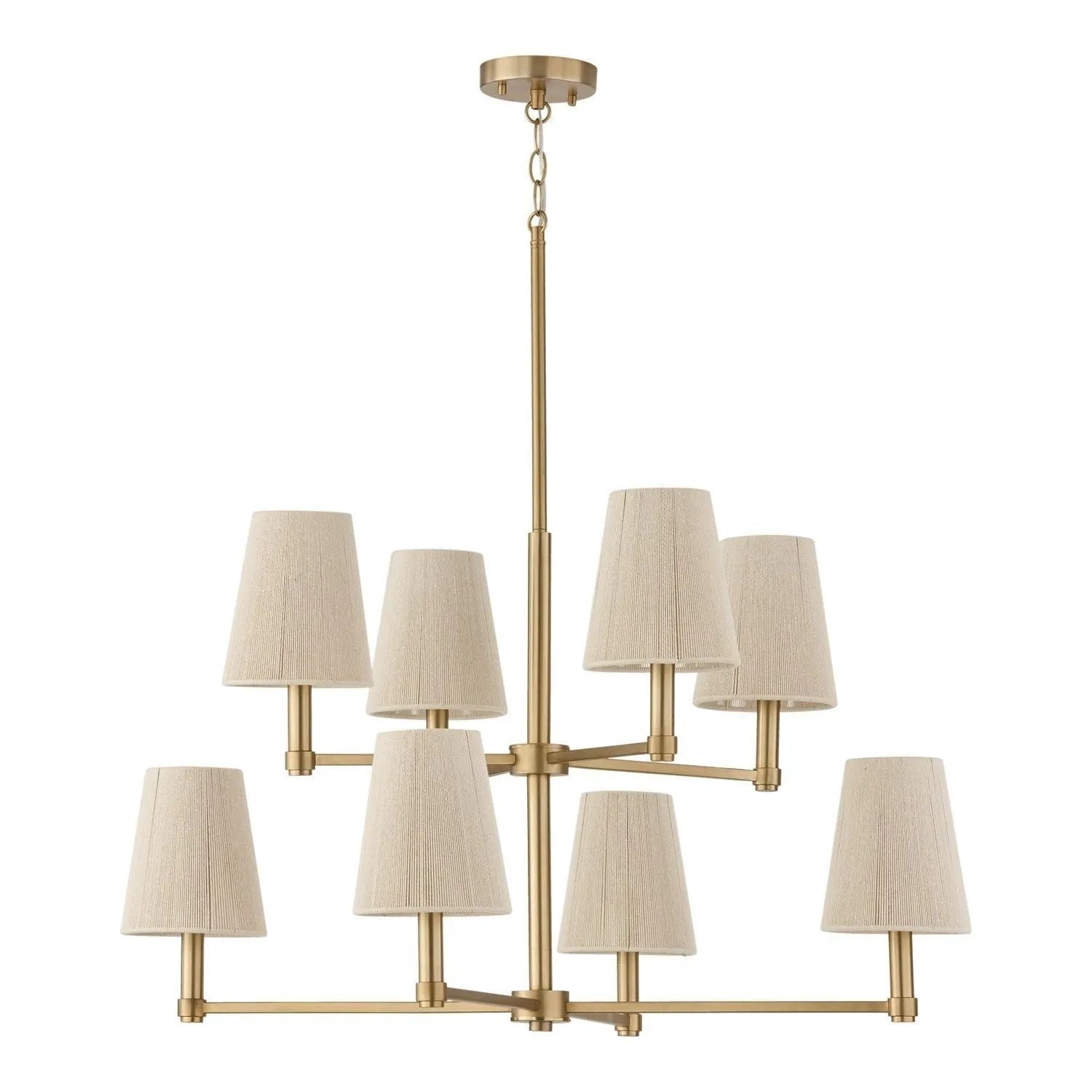 Capital Lighting - 454561MA - Six Light Chandelier - Mira - Matte Brass