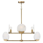 Capital Lighting - 454681AD - Eight Light Chandelier - Oriya - Aged Brass