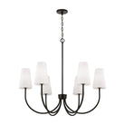 Capital Lighting - 455261MB-550 - Six Light Chandelier - Averitt - Matte Black