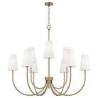 Capital Lighting - 455291AD-550 - Nine Light Chandelier - Averitt - Aged Brass