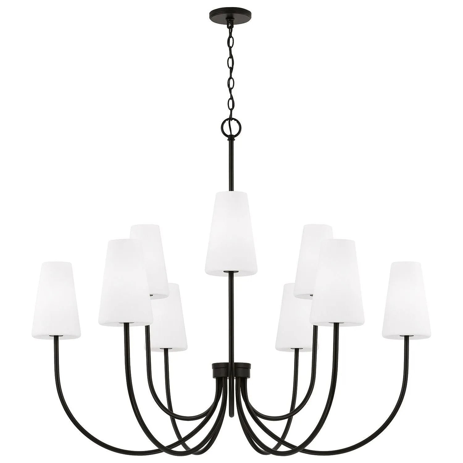 Capital Lighting - 455291MB-550 - Nine Light Chandelier - Averitt - Matte Black