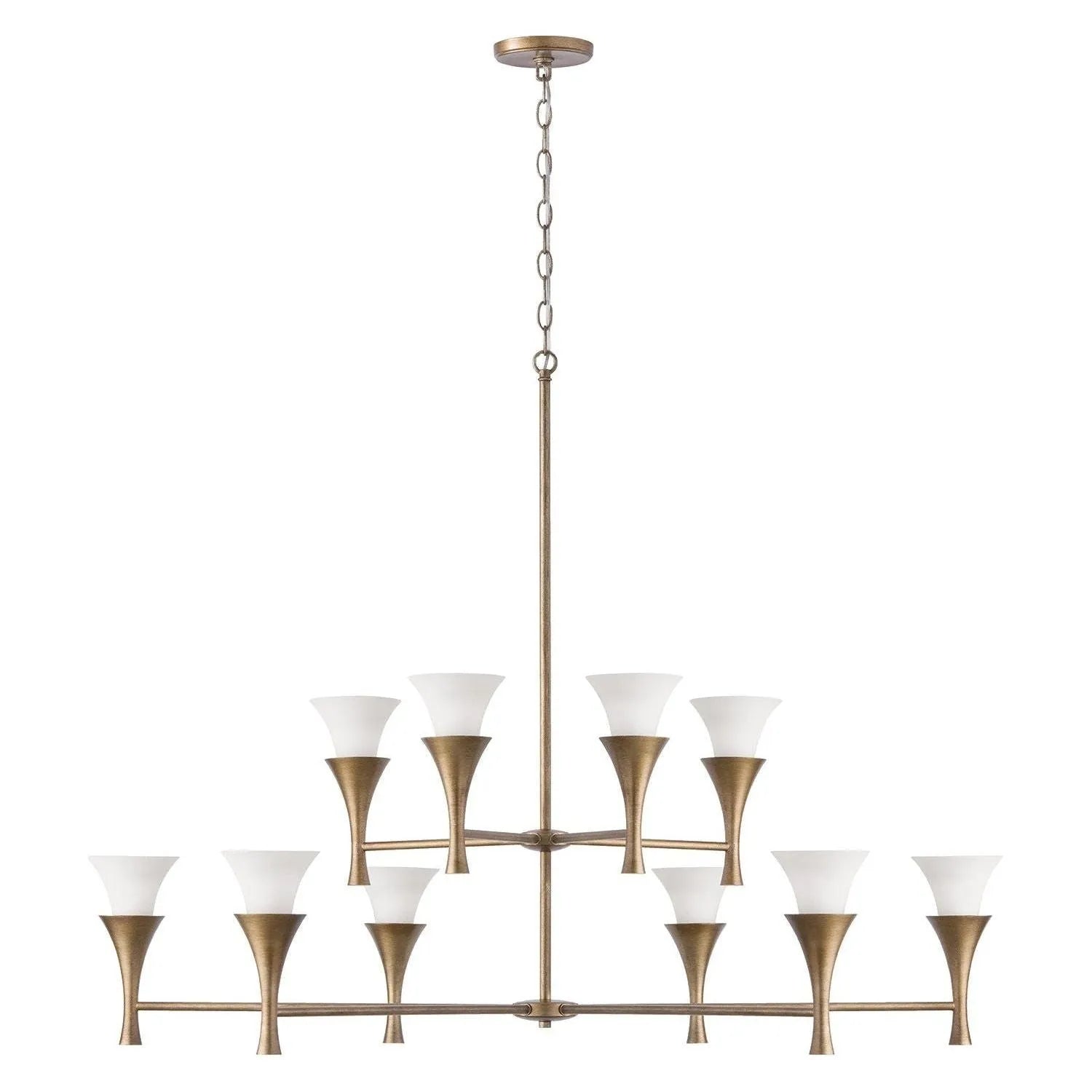 Capital Lighting - 455701ML - Ten Light Chandelier - Nola - Mystic Luster