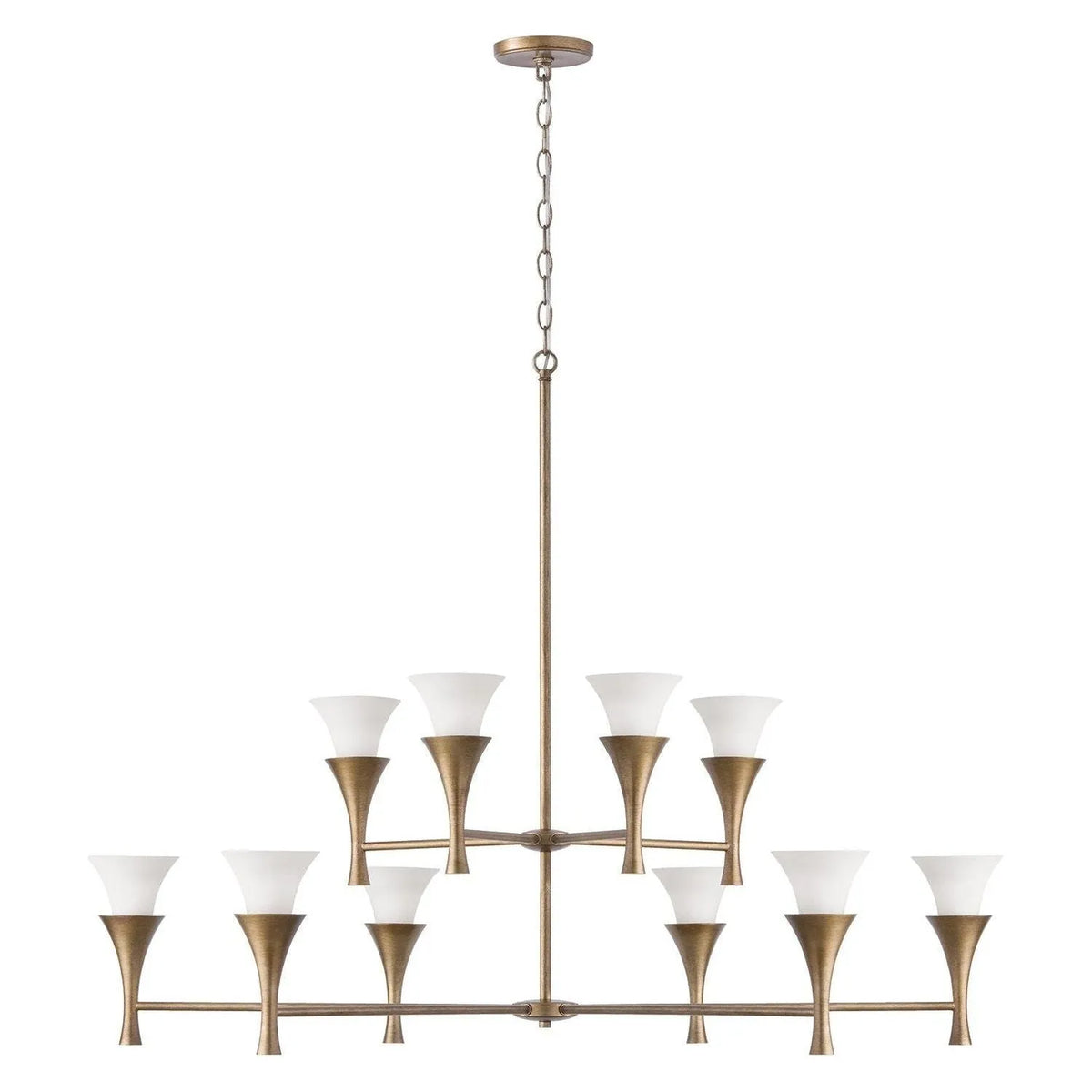 Capital Lighting - 455701ML - Ten Light Chandelier - Nola - Mystic Luster
