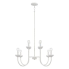 Capital Lighting - 456181CE - Eight Light Chandelier - Mallory - Ceramic White