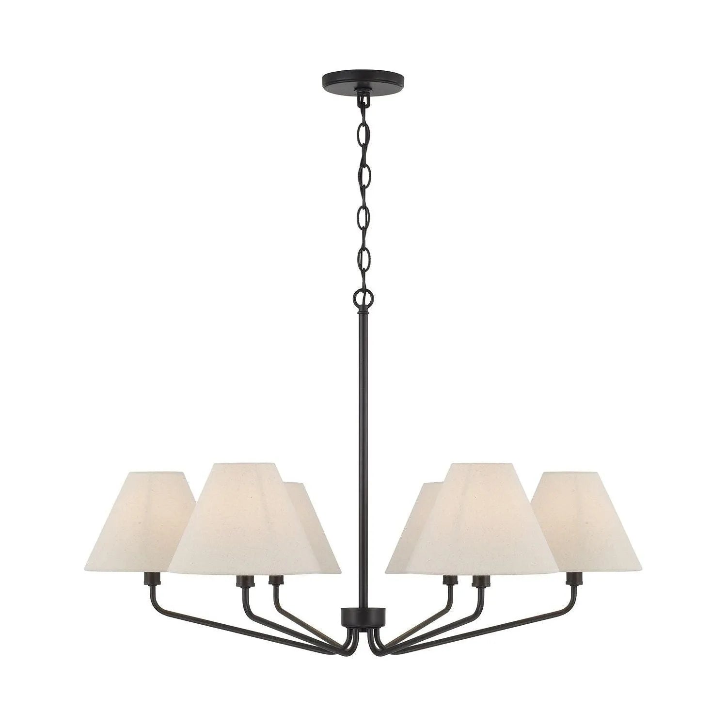 Capital Lighting - 456661ES-713 - Six Light Chandelier - Chadwick - Espresso